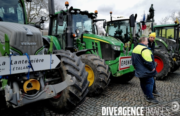 Manifestation des agriculteurs de la Coordination rurale