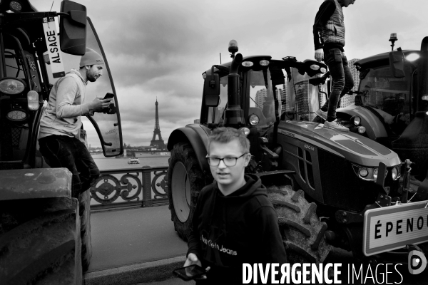 Manifestation des agriculteurs de la Coordination rurale