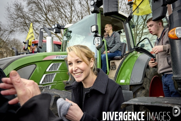 Manifestation Tracteurs coordination rurale Paris