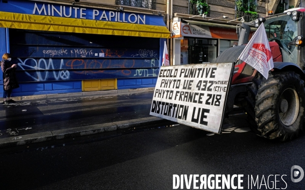 Les tracteurs sont entrés dans Paris
