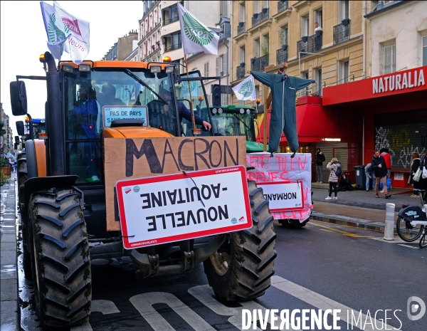 Les tracteurs sont entrés dans Paris