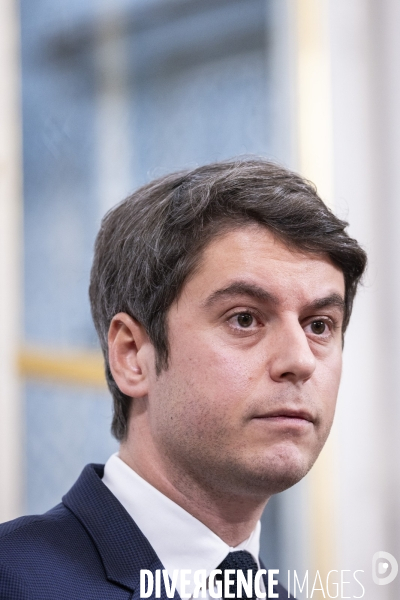 Conférence de presse de G. Attal sur la situation agricole