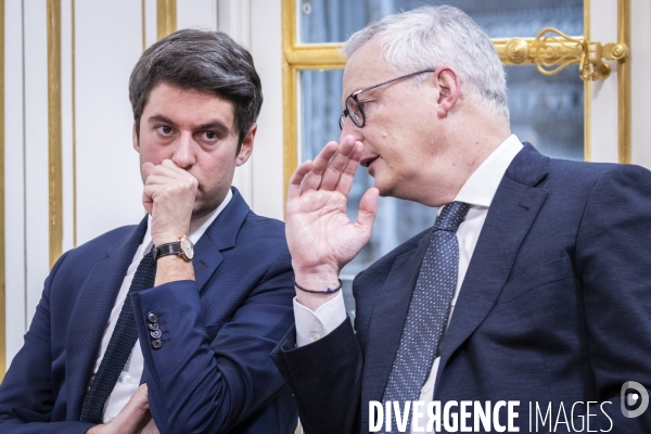 Conférence de presse de G. Attal sur la situation agricole