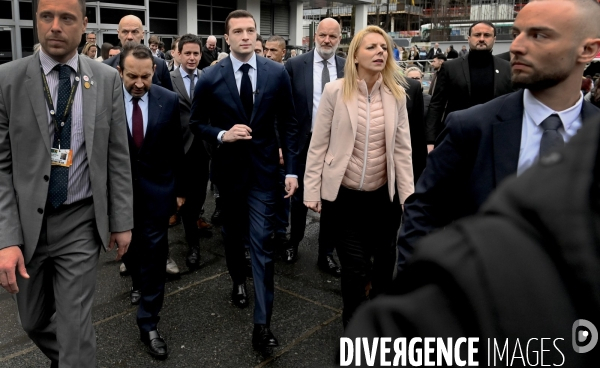 Deplacement de Jordan Bardella au salon de l agriculture.
