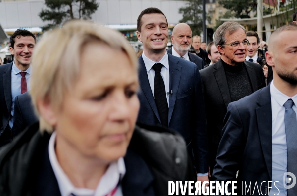 Deplacement de Jordan Bardella au salon de l agriculture.