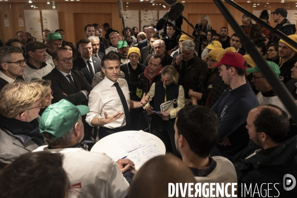 E.Macron, salon de l Agriculture.