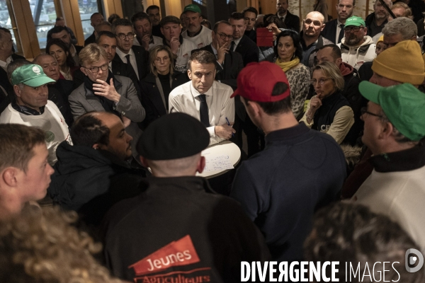 E.Macron, salon de l Agriculture.