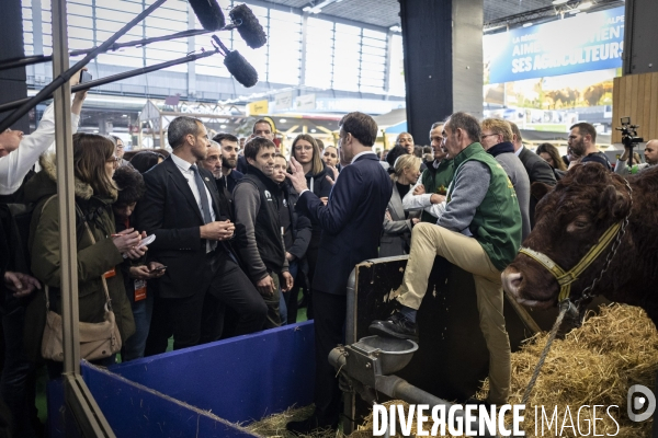 E.Macron, salon de l Agriculture.