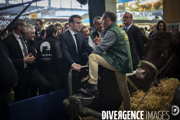 E.Macron, salon de l Agriculture.