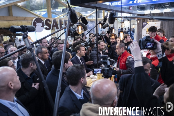 E.Macron, salon de l Agriculture.