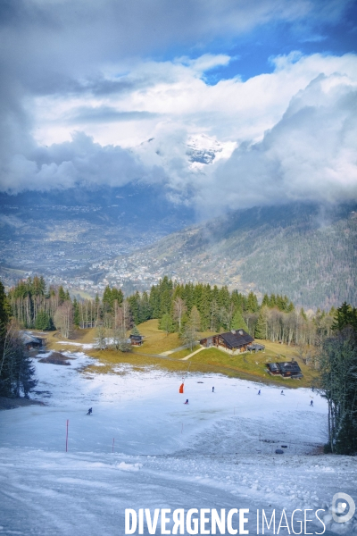 Manque de neige dans les Alpes du Nord