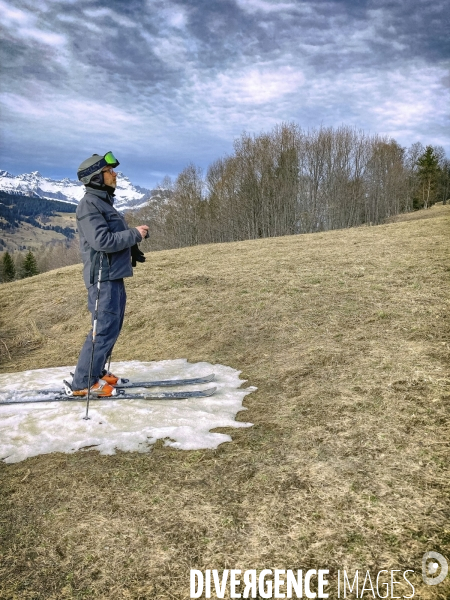 Manque de neige dans les Alpes du Nord