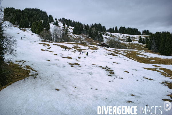Manque de neige dans les Alpes du Nord