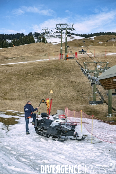 Manque de neige dans les Alpes du Nord