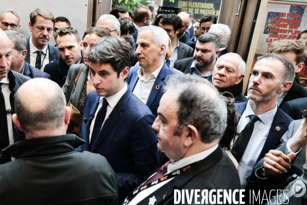 Gabriel Attal au salon de l agriculture 2024