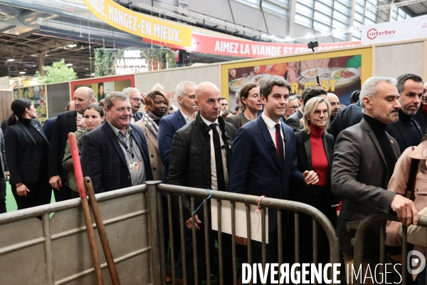 Gabriel Attal au salon de l agriculture 2024