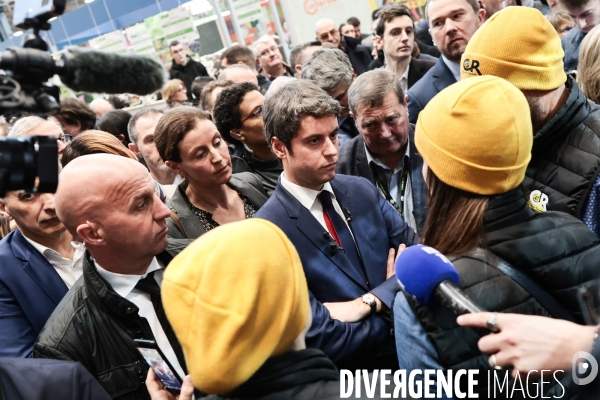 Gabriel Attal au salon de l agriculture 2024