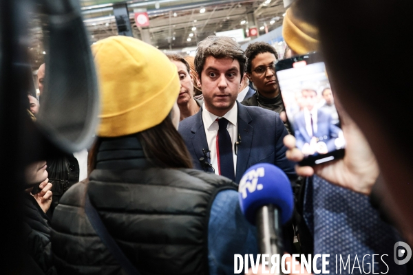 Gabriel Attal au salon de l agriculture 2024