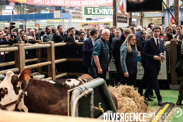 Gabriel Attal au salon de l agriculture 2024