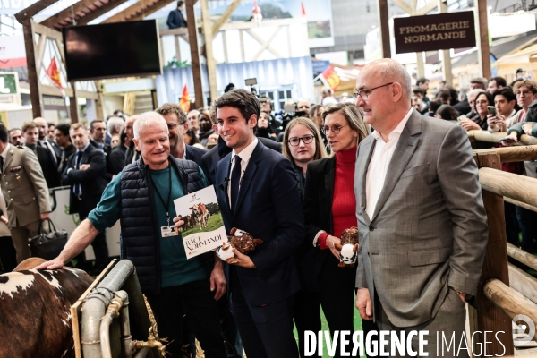 Gabriel Attal au salon de l agriculture 2024