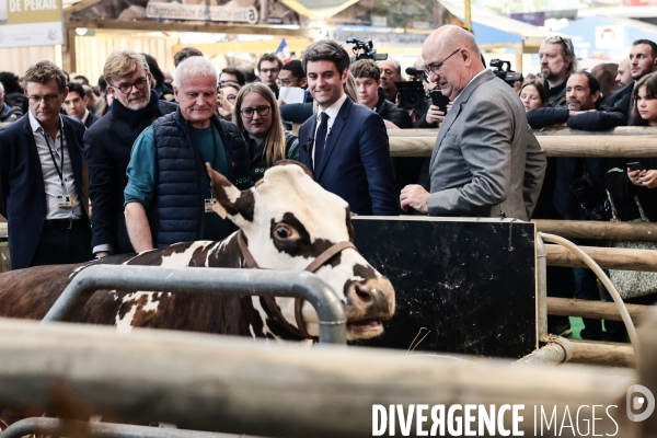 Gabriel Attal au salon de l agriculture 2024