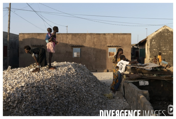 Afrique - senegal - fadiouth - coquillages