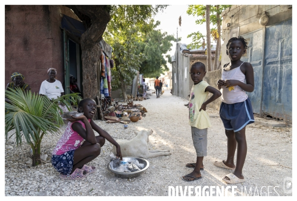 Afrique - senegal - fadiouth - coquillages