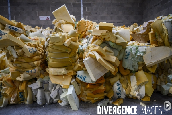 Recyclage des matelas