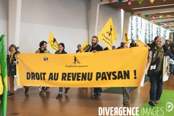 Salon de l agriculture - Manifestation Confederation paysanne