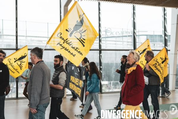 Salon de l agriculture - Manifestation Confederation paysanne