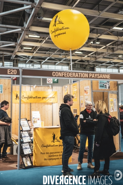 Salon de l agriculture - Manifestation Confederation paysanne