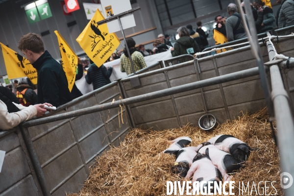 Salon de l agriculture - Manifestation Confederation paysanne