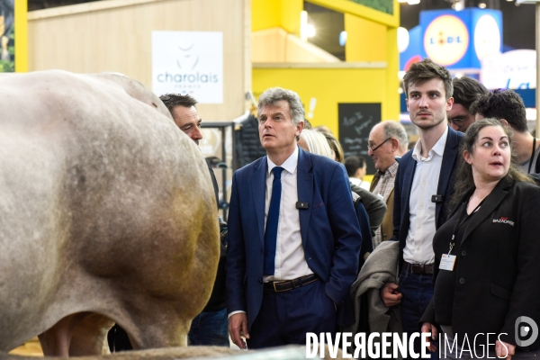 Fabien ROUSSEL, secrétaire général du Parti communiste français, au Salon International de l Agriculture 2024