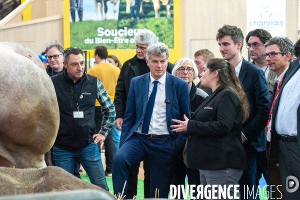 Fabien ROUSSEL, secrétaire général du Parti communiste français, au Salon International de l Agriculture 2024