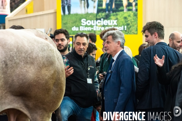 Fabien ROUSSEL, secrétaire général du Parti communiste français, au Salon International de l Agriculture 2024