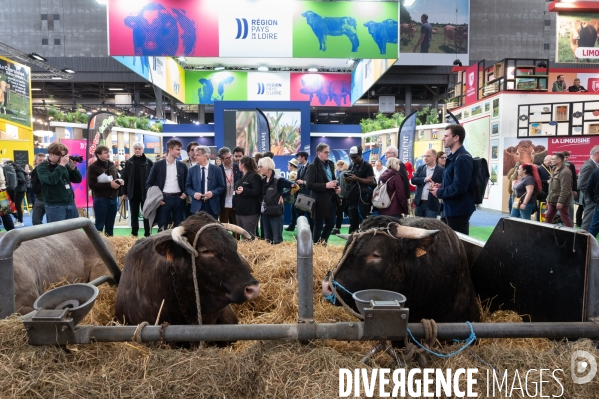 Fabien ROUSSEL, secrétaire général du Parti communiste français, au Salon International de l Agriculture 2024