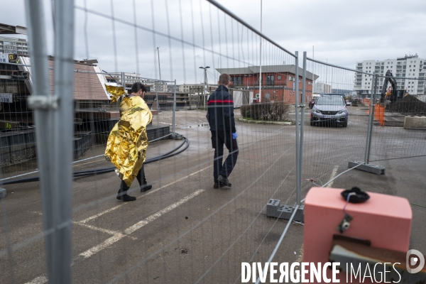 Exilés secourus au large de Calais