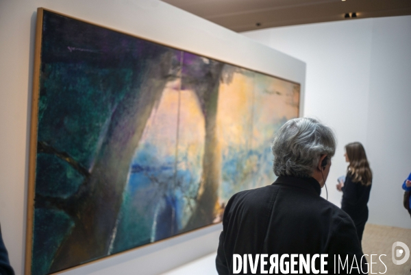 Exposition Zao Wou-Ki  aux Franciscaines,présentée par Gilles Chazal