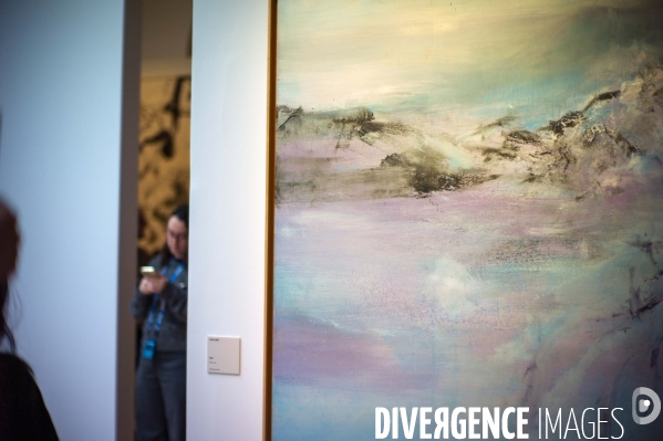 Exposition Zao Wou-Ki  aux Franciscaines,présentée par Gilles Chazal