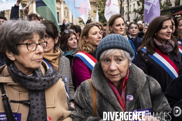 Rassemblement pour l’inscription de l’IVG dans la constitution