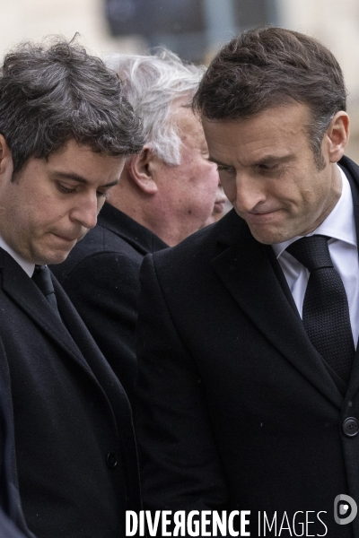 Cérémonie d’hommage à Robert Badinter