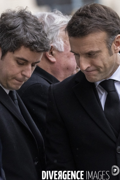 Cérémonie d’hommage à Robert Badinter