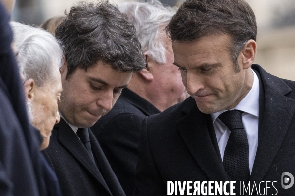 Cérémonie d’hommage à Robert Badinter