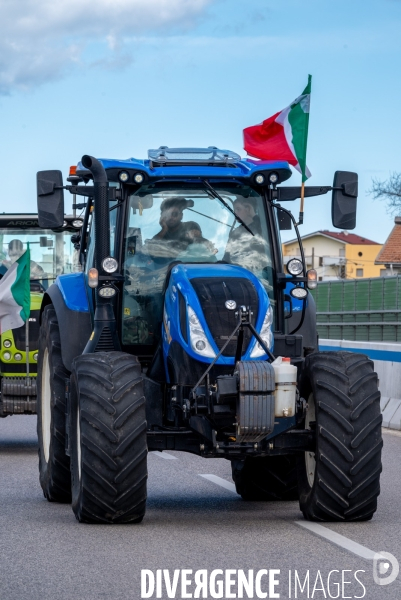 Italie. Agriculteurs en colères