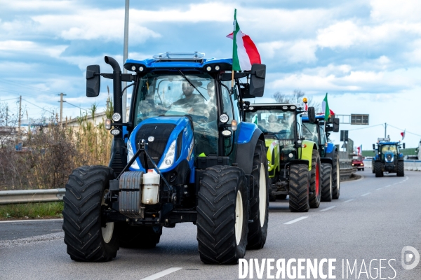 Italie. Agriculteurs en colères