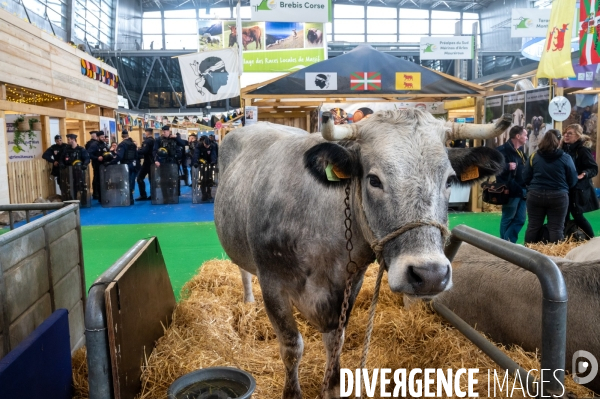 Salon de l Agriculture 2024. Agriculteurs et éleveurs en colère attendent le président Macron