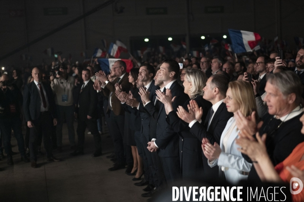 Lancement ce la campagne européenne du RN