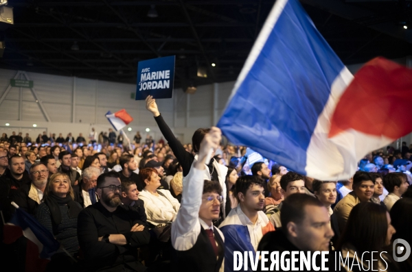 Lancement ce la campagne européenne du RN