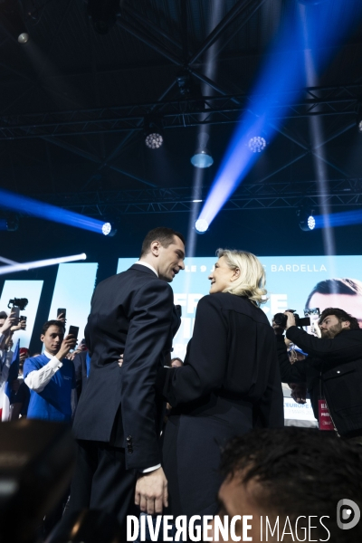 Lancement ce la campagne européenne du RN