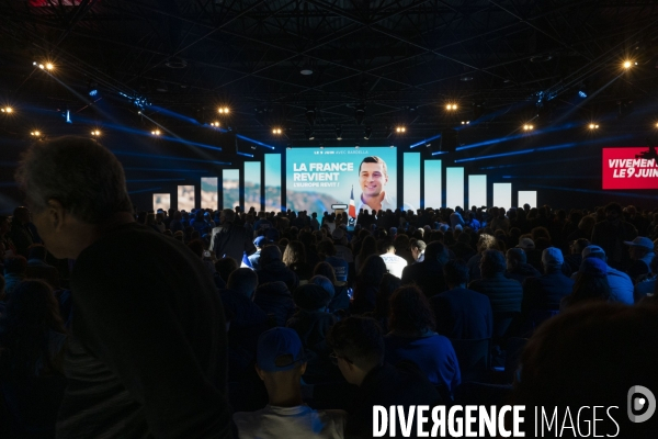 Lancement ce la campagne européenne du RN